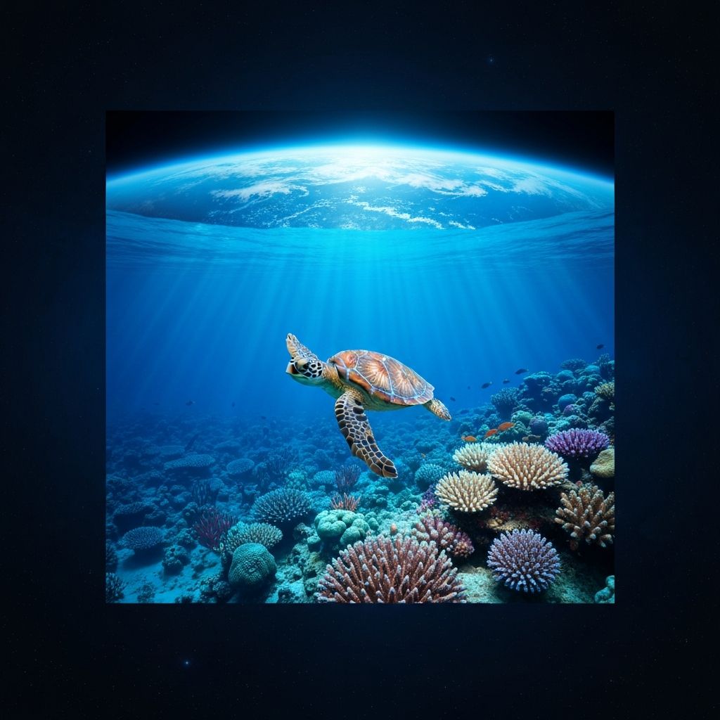 Ocean Earth background